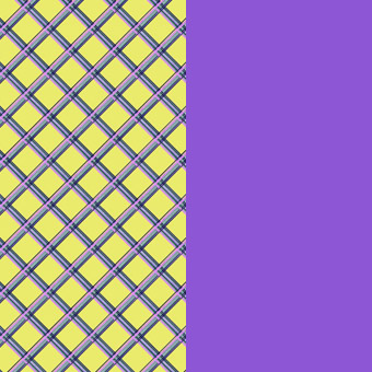 Yellow checks / Lilac